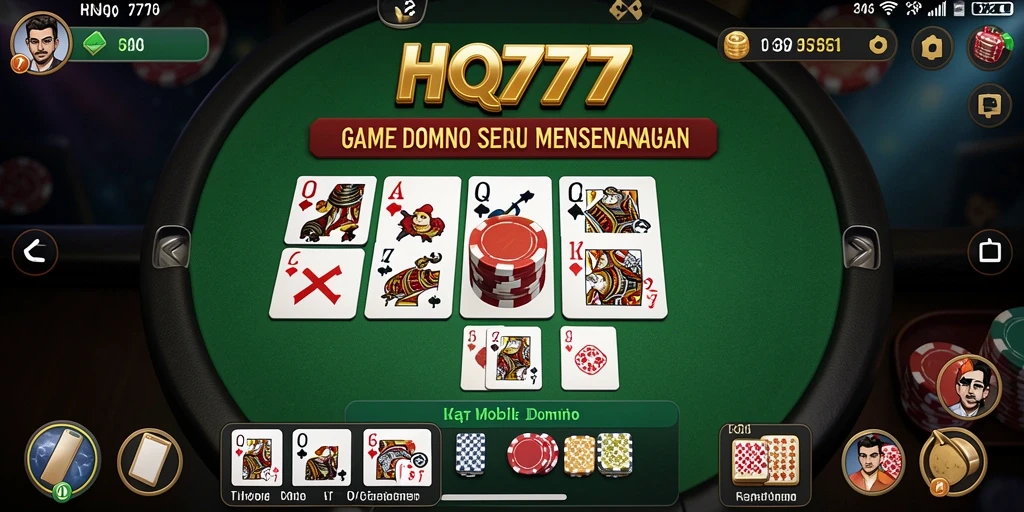 Antarmuka permainan HQ777 dengan tampilan menarik dan fitur yang mudah diakses.
