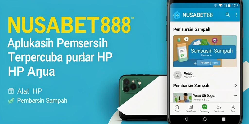 Tampilan antarmuka NUSABET88 saat melakukan pembersihan sampah.