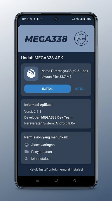 Unduh dan Pasang APK mega338 untuk Android di Indonesia