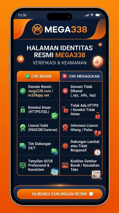 Halaman Resmi Unduh APK mega338 untuk Android